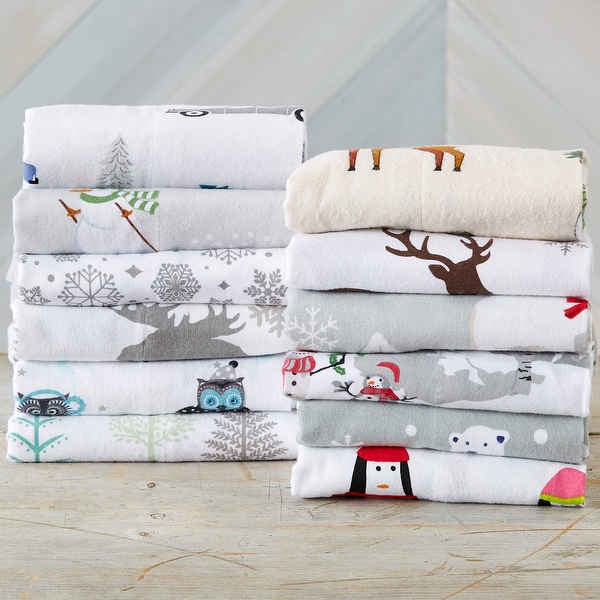 Home Fashion Designs Super Soft Turkish Cotton Flannel Sheet Set